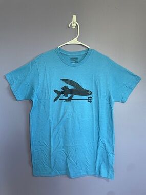Patagonia Light Blue Men’s Flying Fish Responsibili-Tee